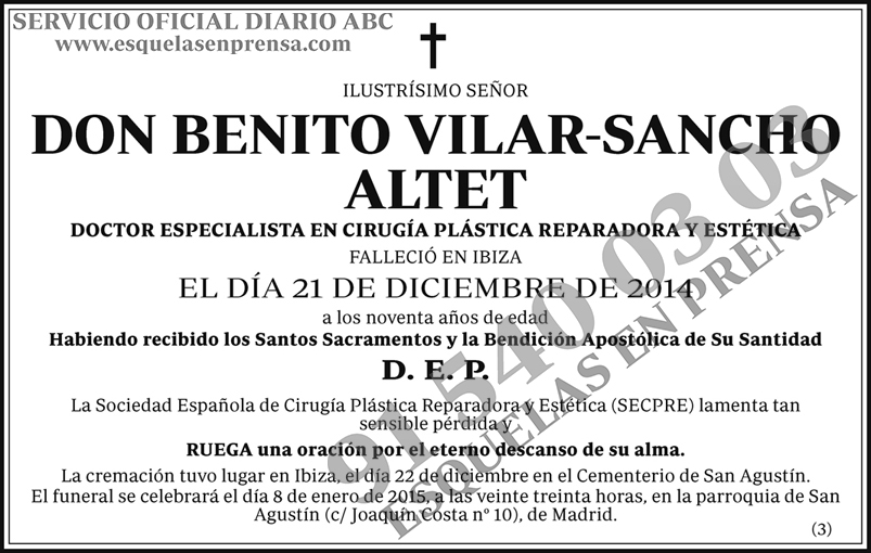 Benito Vilar-Sancho Altet